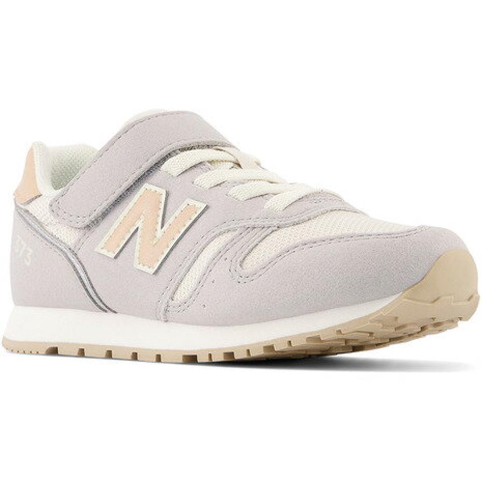 【20%OFFクーポン 27日まで】ニューバランス（new balance） YV373 グレー YV373RI2M ジュニア スニーカー スポーツシューズ カジュアル 子供靴 運動 マジックテープ （キッズ）
