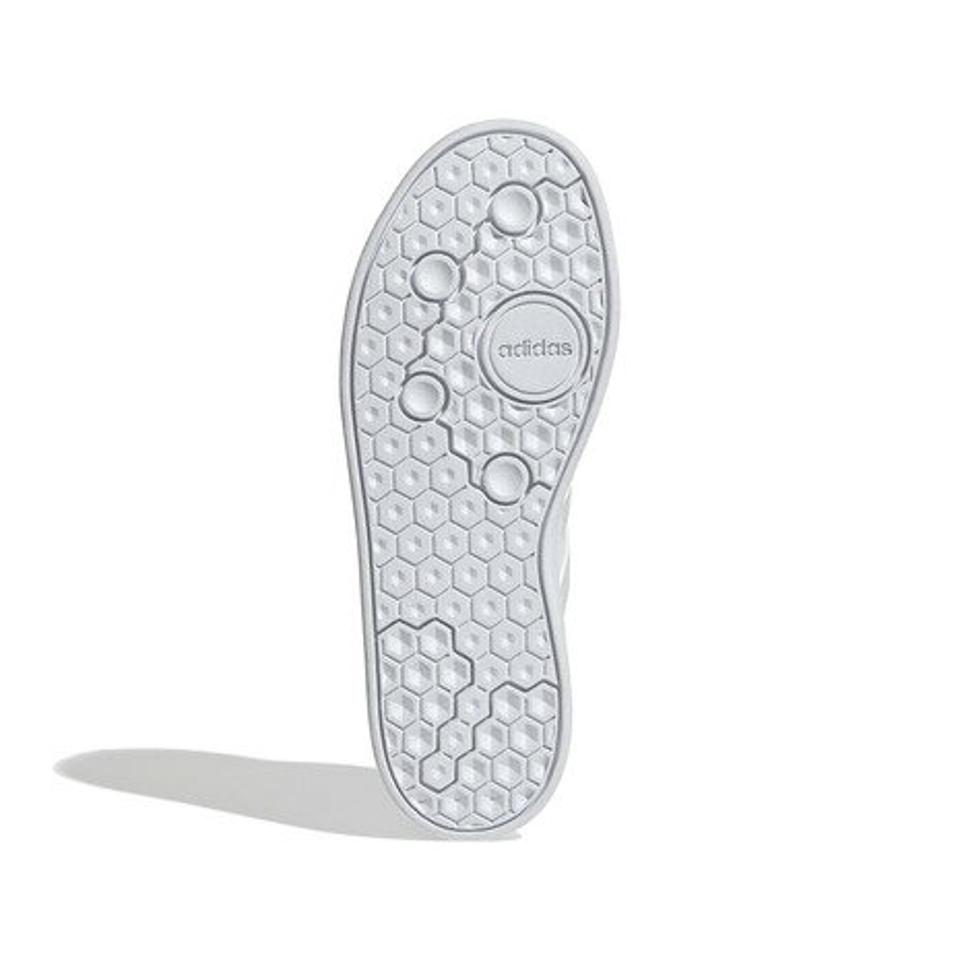 アディダス（adidas） BREAKNET ホワイト 白 LEO89-FY9504 ジュニア スニーカー スポーツシューズ カジュアル シンプル 通学 学生 運動 靴 子供 （レディース）