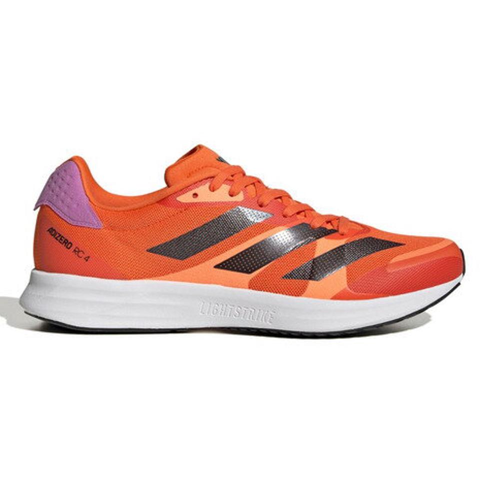 【20%OFFクーポン対象！6/11まで】アディダス（adidas）（メンズ、レディース）ランニングシューズ アディゼロ RC 4 オレンジ GX6663 ADIZERO スニーカー トレーニング 軽量 クッション性