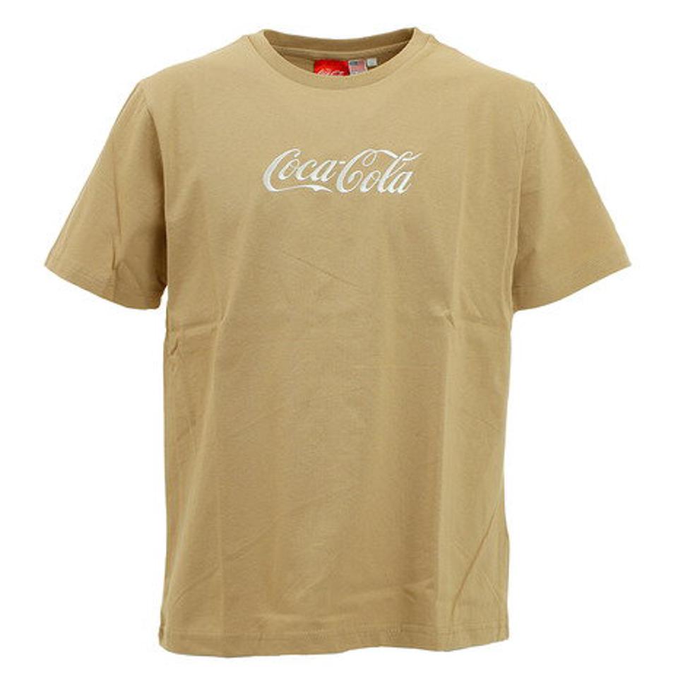 コカコーラ（Coca-Cola） バックボトルプリントTシャツ 0530116-35 BEI 半袖 （メンズ）