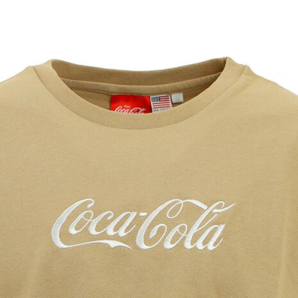 コカコーラ（Coca-Cola） バックボトルプリントTシャツ 0530116-35 BEI 半袖 （メンズ）