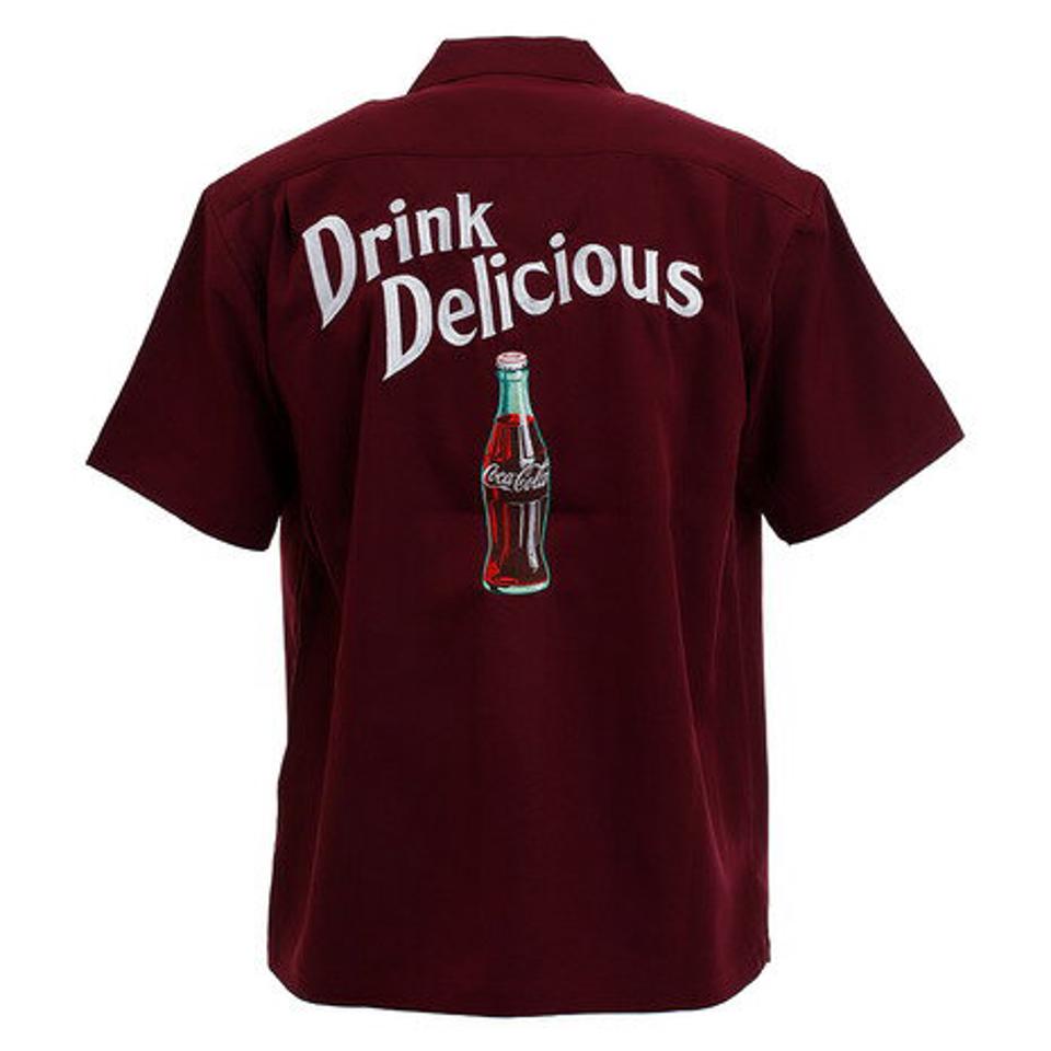 コカコーラ(Coca-Cola) バックボトルシャツ 0530113-10 WIN (メンズ)