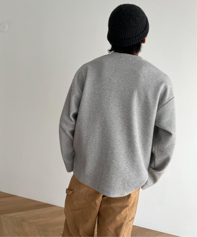 【ユニセックス】 RED CHOP WORKS  ニットコールロングTシャツ（RED CHOP WORKS）
