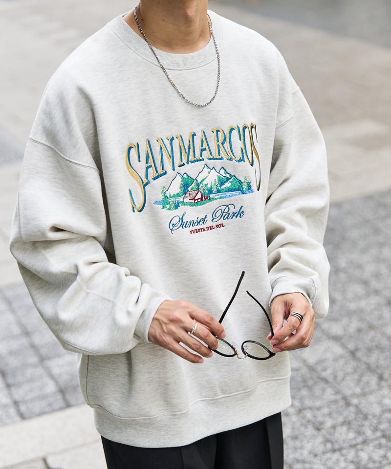 【WEB限定】刺繍ロゴビッグスウェット