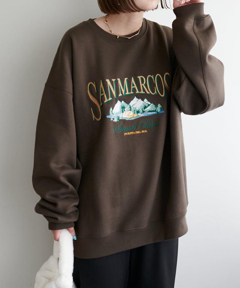 【WEB限定】刺繍ロゴビッグスウェット