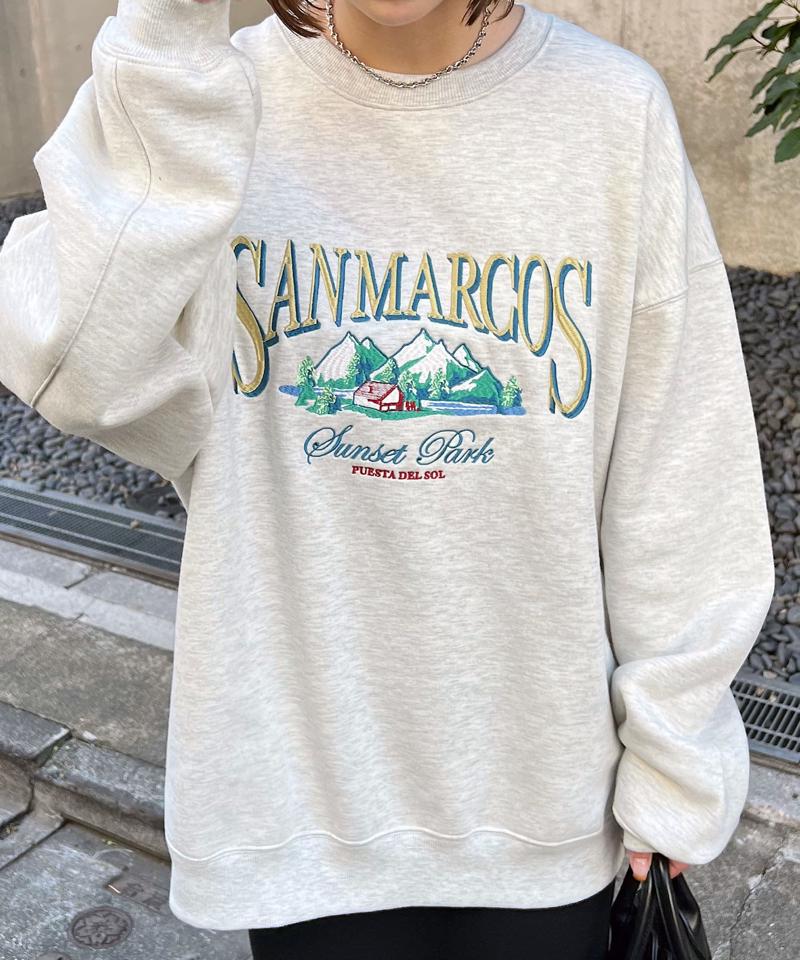 【WEB限定】刺繍ロゴビッグスウェット