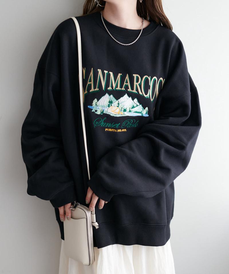 【WEB限定】刺繍ロゴビッグスウェット