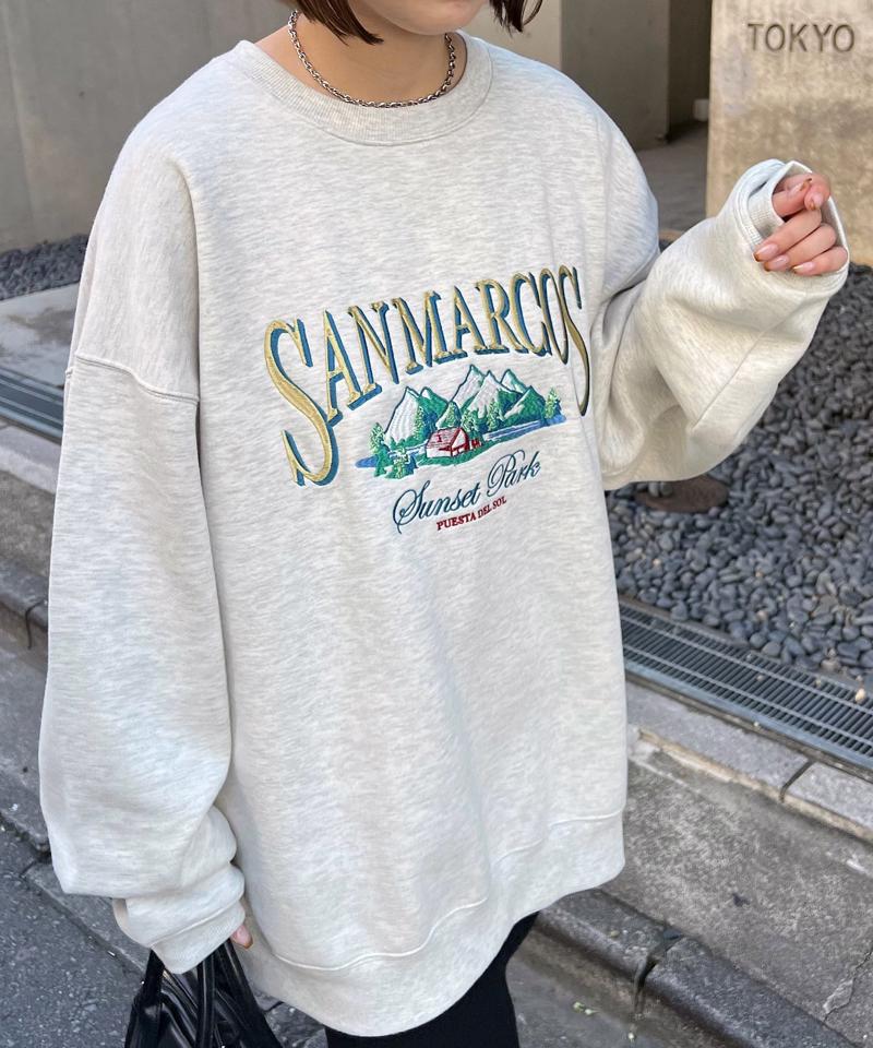 【WEB限定】刺繍ロゴビッグスウェット