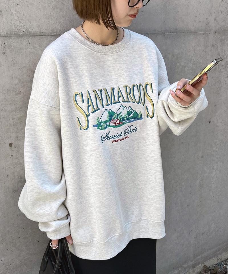 【WEB限定】刺繍ロゴビッグスウェット