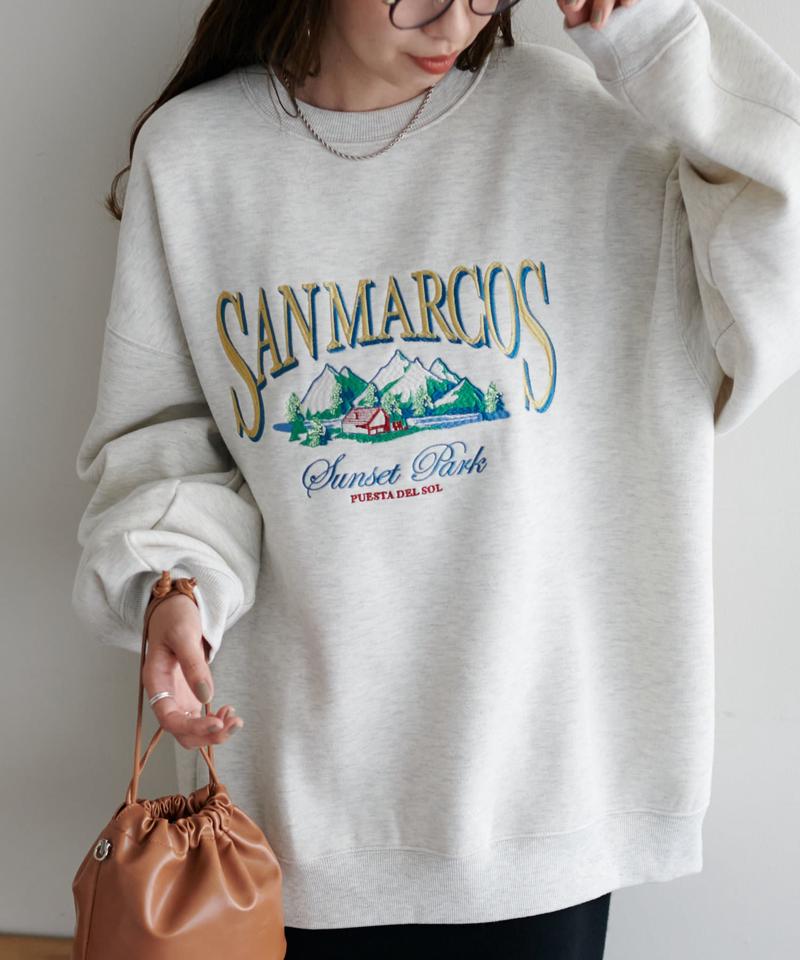 【WEB限定】刺繍ロゴビッグスウェット
