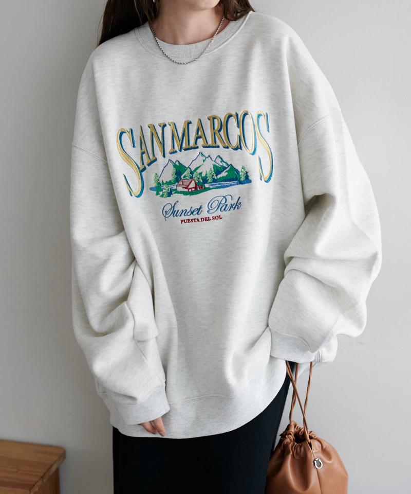 【WEB限定】刺繍ロゴビッグスウェット