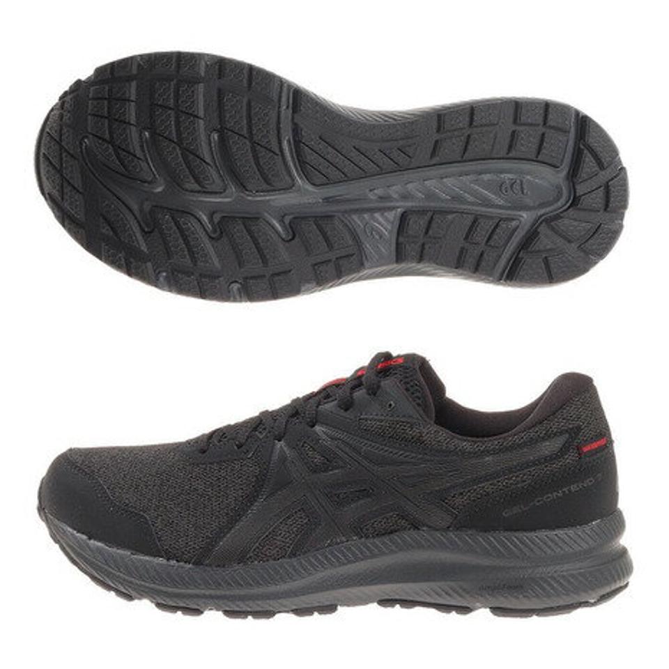 アシックス（ASICS）（メンズ）ランニングシューズ ゲルコンテンド7 WP 1011B333.001 スニーカー ジョギング トレーニング 防水 クッション性 軽量 部活