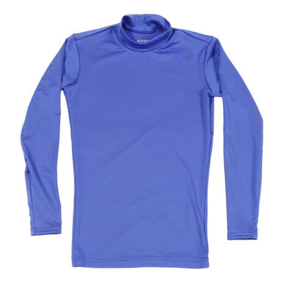 デュアリグ(DUARIG) サッカー ジュニア インナー ストレッチハイネックシャツ 742D6ES2981 青 アンダーシャツ 長袖 (キッズ)