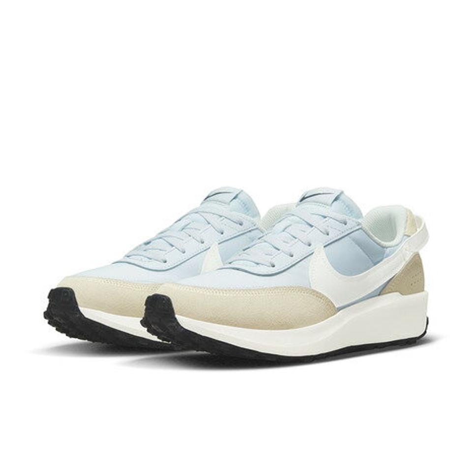 ナイキ（NIKE） ワッフル デビュー WAFFLE DEBUT グレー ブルー DH9523-004 スニーカー スポーツシューズ カジュアル 通勤 通学 厚底 ローカット （レディース）
