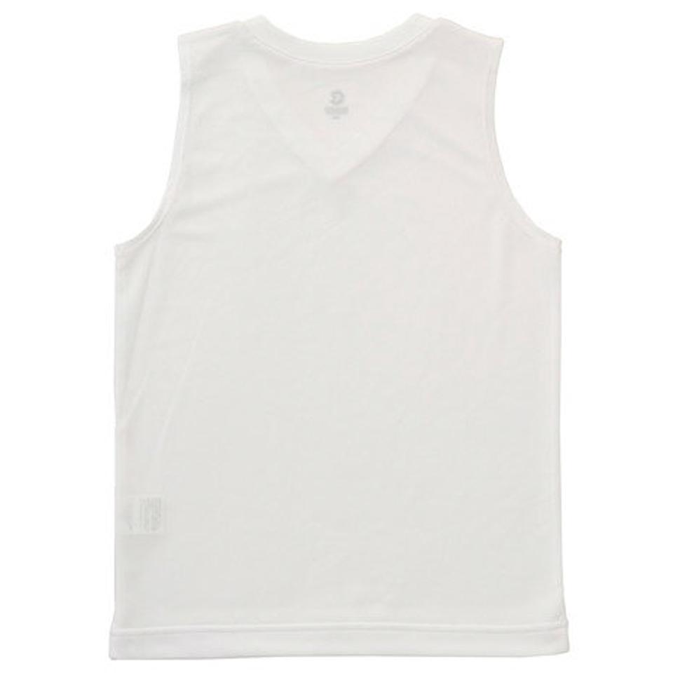 ジローム(GIRAUDM)(キッズ)サッカー ジュニア インナー ドライプラス(吸汗速乾)高通気Vネックインナーシャツ 742GM0ES9311 白