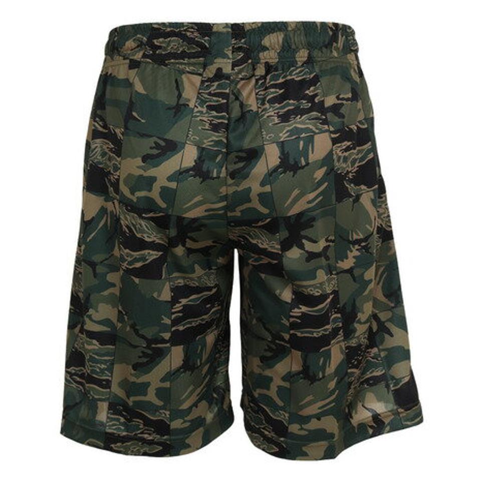 【10%OFFクーポン対象!11/9まで】エゴザル(EGOZARU)(メンズ、レディース)バスパン バスケットボールウェア パッチワーク カモ ショートパンツ EZHP-F2204-179