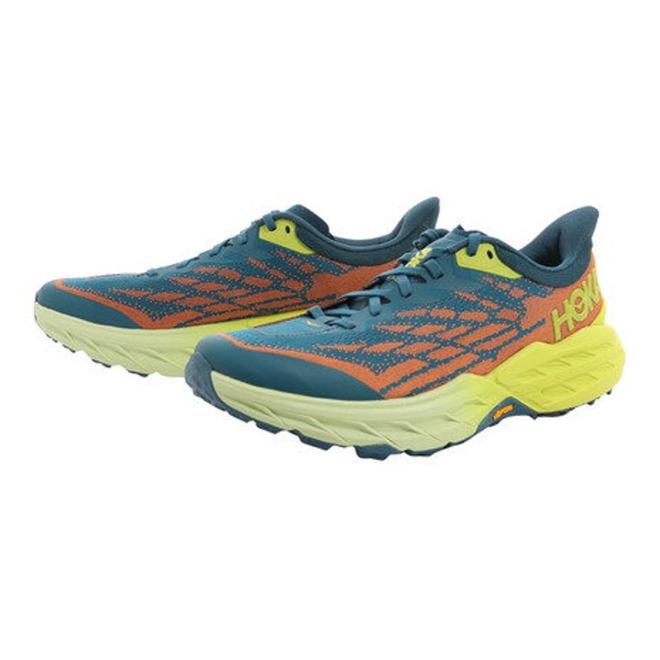ホカ（HOKA）（メンズ）ランニングシューズ スピードゴート 5 ワイド ダークグリーン 1123159-BCEP スニーカー トレイルラン 厚底 登山道