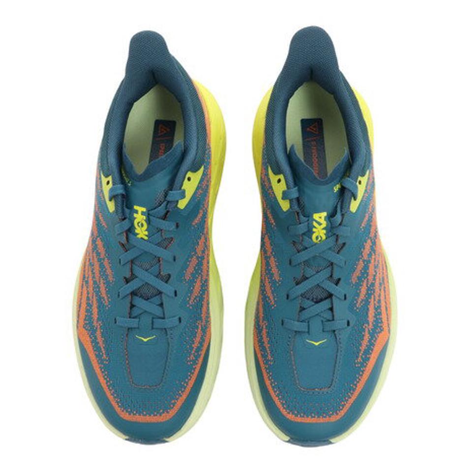 ホカ（HOKA）（メンズ）ランニングシューズ スピードゴート 5 ワイド ダークグリーン 1123159-BCEP スニーカー トレイルラン 厚底 登山道