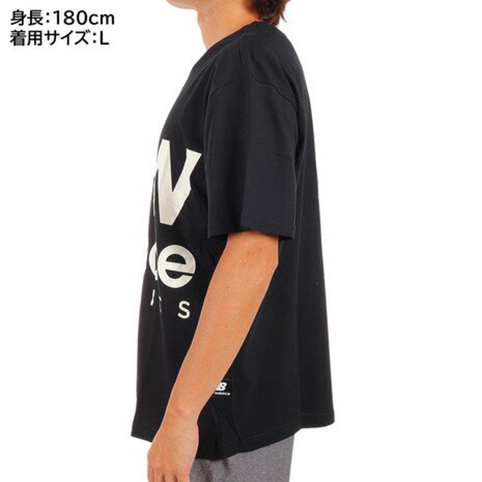 ニューバランス（new balance）（メンズ、レディース）Tシャツ メンズ 半袖 Athletics Unisex Out of Bounds オーバーサイズ UT23505BK