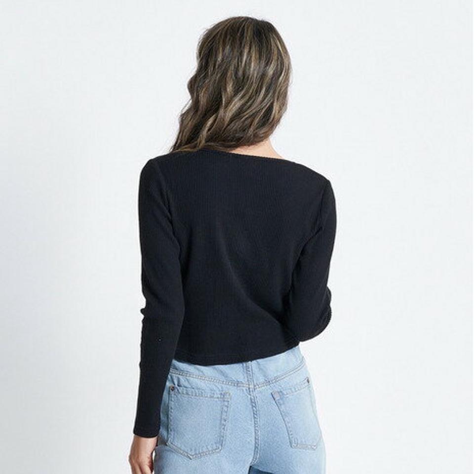 【11/5 24h限定 エントリー＆対象4店舗買い回りで最大P10倍！】ロキシー（ROXY）（レディース）CHEER 長袖 Tシャツ 22FWRLT224022BLK