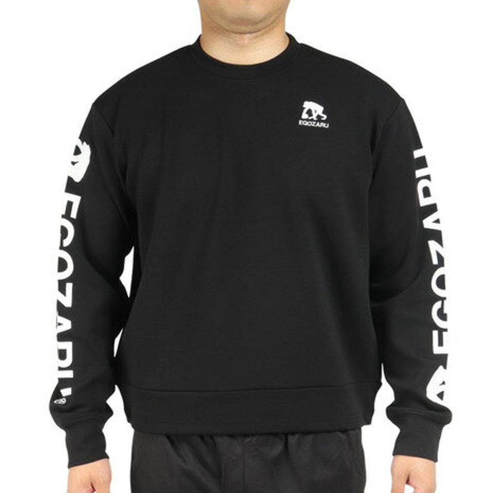 【10%OFFクーポン 11/24まで】エゴザル（EGOZARU） バスケットボールウェア スリーブロゴ クルーネック スウェットシャツ EZSW-F2208-012 （メンズ）