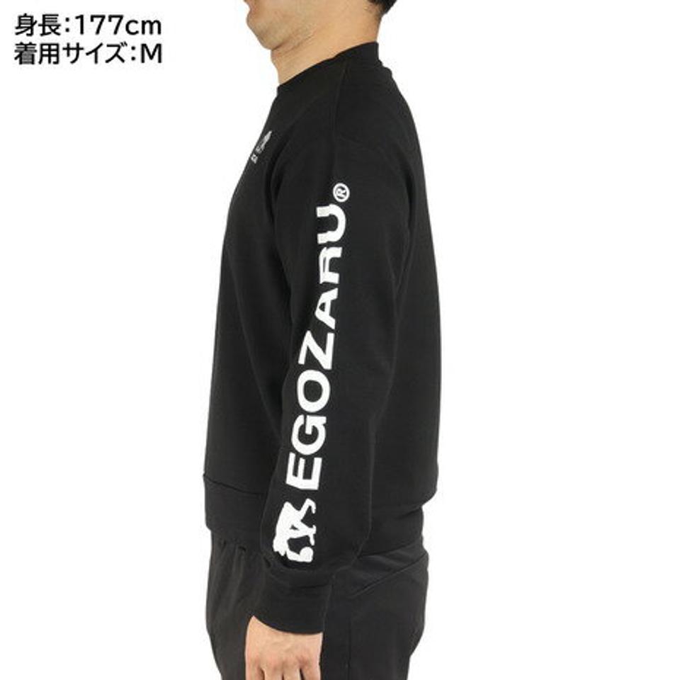 【10%OFFクーポン 11/24まで】エゴザル（EGOZARU） バスケットボールウェア スリーブロゴ クルーネック スウェットシャツ EZSW-F2208-012 （メンズ）