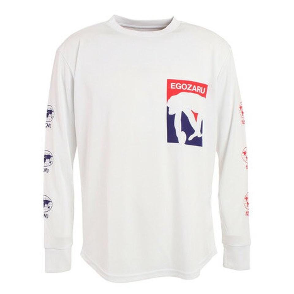 【10%OFFクーポン 10/20まで】エゴザル（EGOZARU） バスケットボールウェア マップ アイコンズ ロングスリーブTシャツ EZLT-F2216-025 （メンズ）