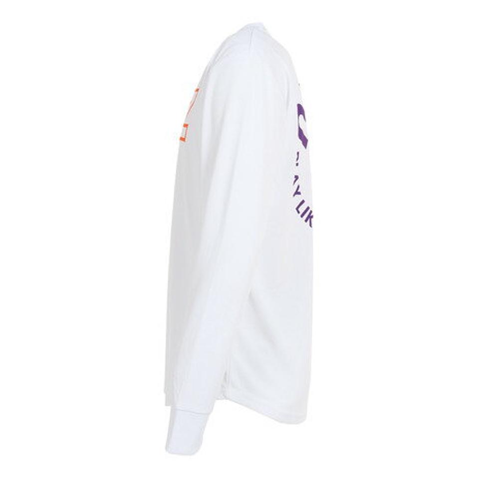 【10%OFFクーポン 9/28まで】エゴザル（EGOZARU） バスケットボールウェア バックプリント ロングスリーブTシャツ EZLT-F2210-025 （メンズ、レディース）