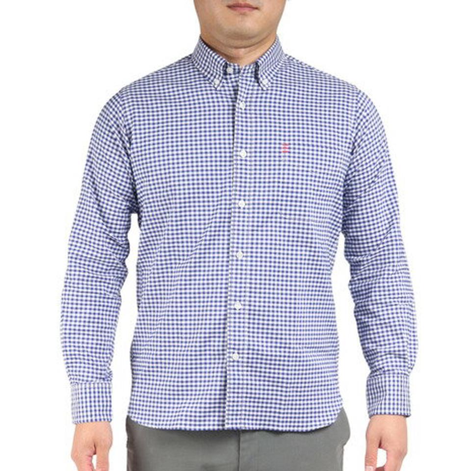 カンタベリー(canterbury)(メンズ)ロングスリーブストレッチボタンダウンシャツ RA42522 25