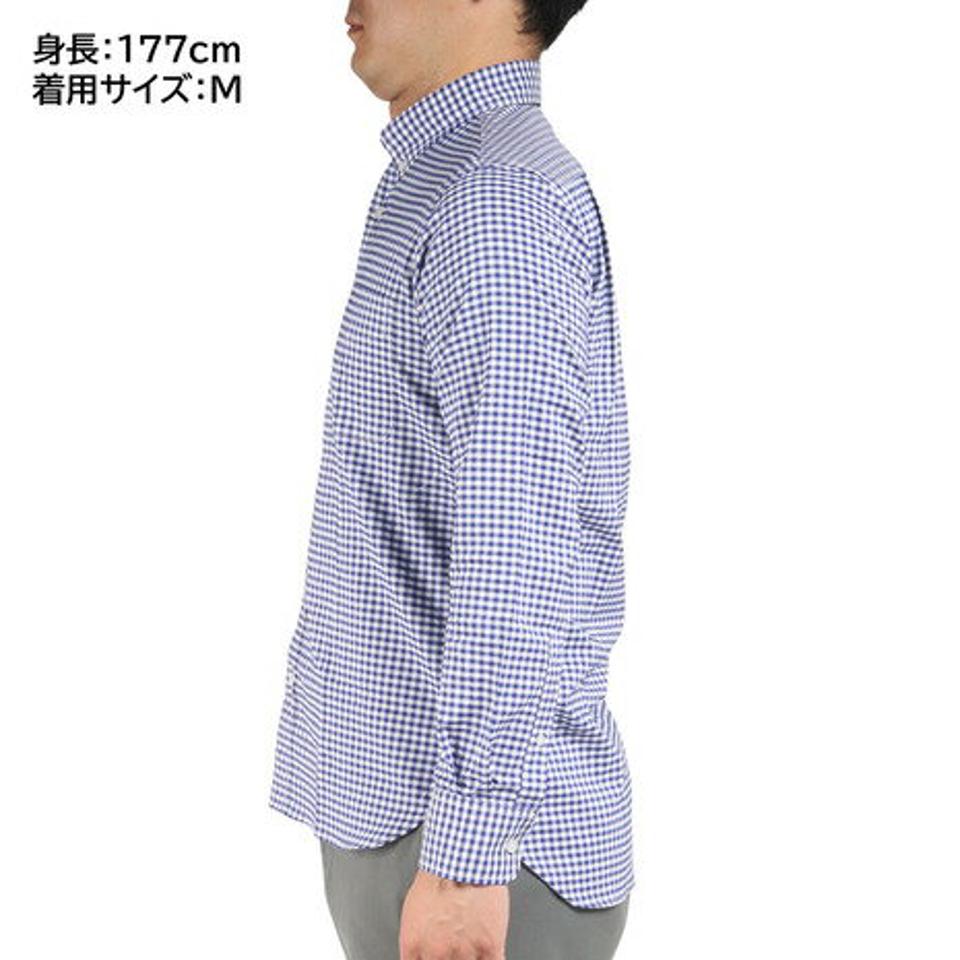 カンタベリー(canterbury)(メンズ)ロングスリーブストレッチボタンダウンシャツ RA42522 25