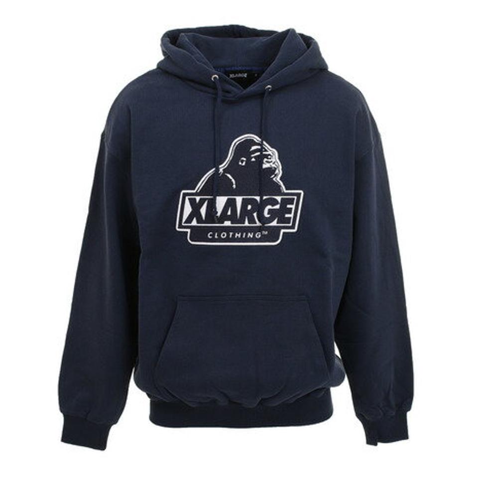 エクストララージ（XLARGE） SLANTED OG PATCHED フーディースウェット 101213012014-NAVY （メンズ）