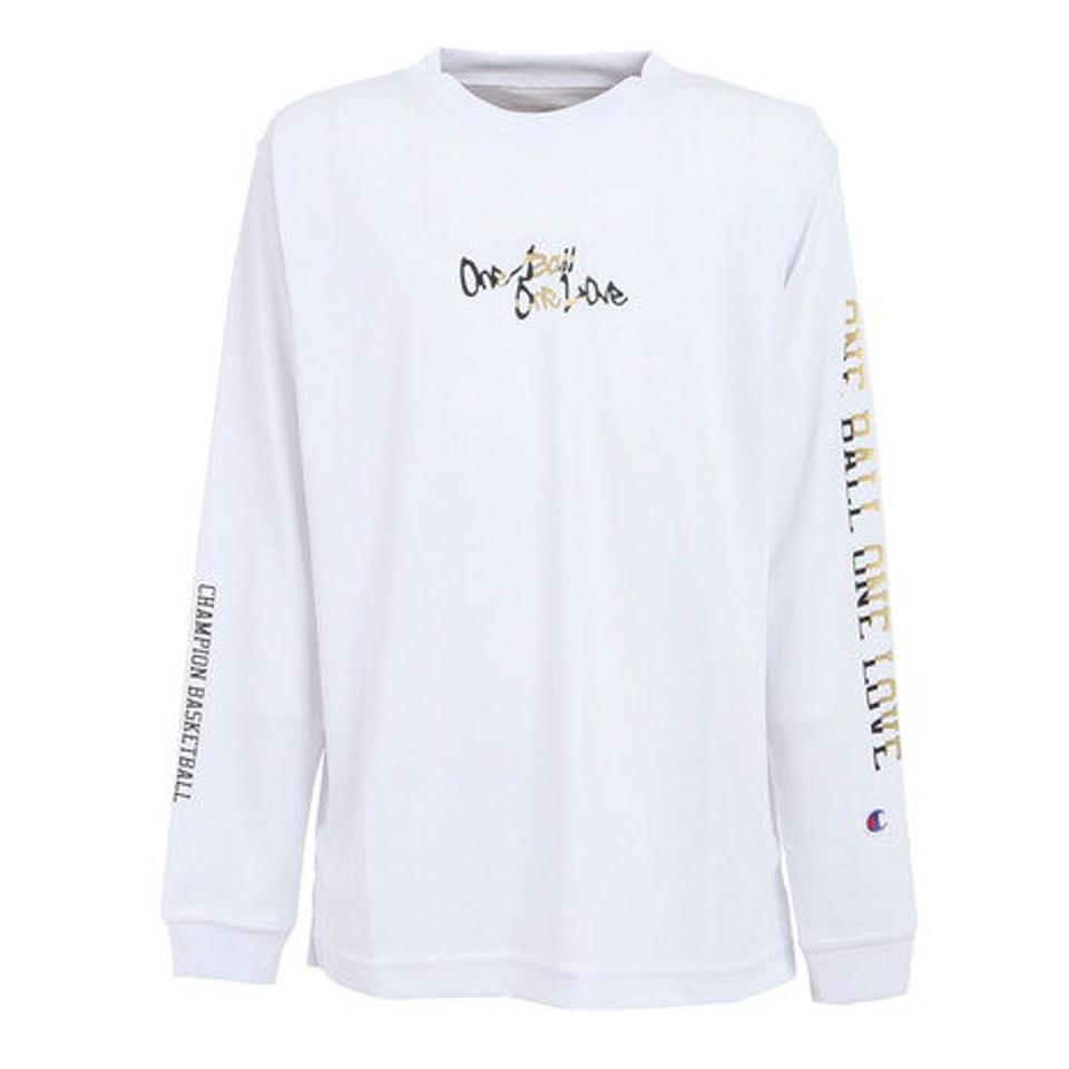 チャンピオン（CHAMPION） バスケットボールウェア ロンT ジュニア ミニ ロゴ Tシャツ CK-WB421　010 （キッズ）