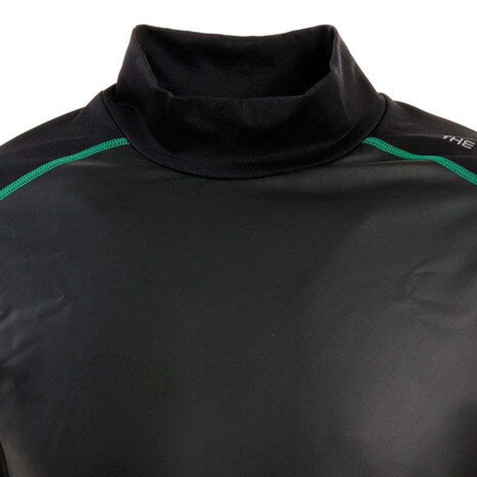 ザ・ワープ・バイ・エネーレ(The Warp By Ennerre)(メンズ)ゴルフウェア 長袖 防寒 ストレッチ 消臭 防風インナーハイネックシャツ WB5GTB71 BLK