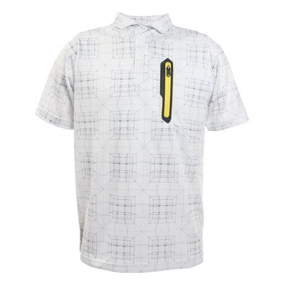 ザ・ワープ・バイ・エネーレ(The Warp By Ennerre) ゴルフウェア ワープ3Dフィット ポケット付き半袖シャツ WB5KTG15 WHT (メンズ)