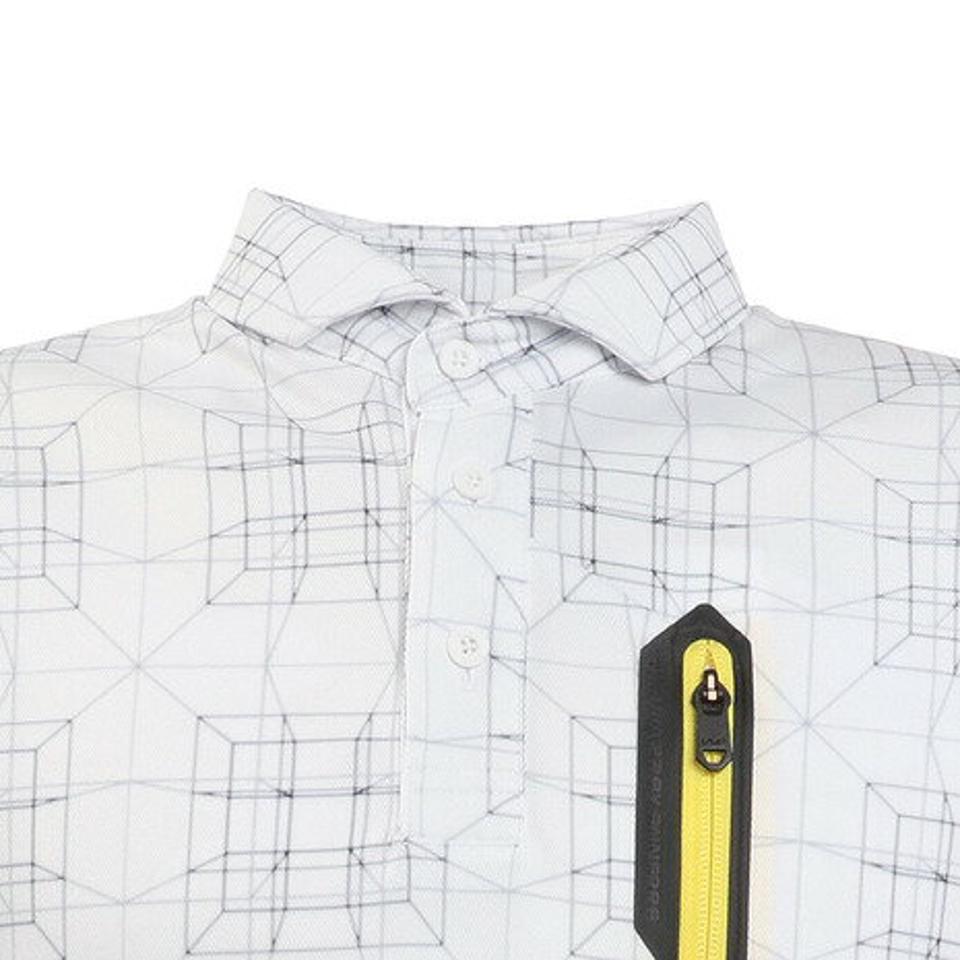 ザ・ワープ・バイ・エネーレ(The Warp By Ennerre) ゴルフウェア ワープ3Dフィット ポケット付き半袖シャツ WB5KTG15 WHT (メンズ)