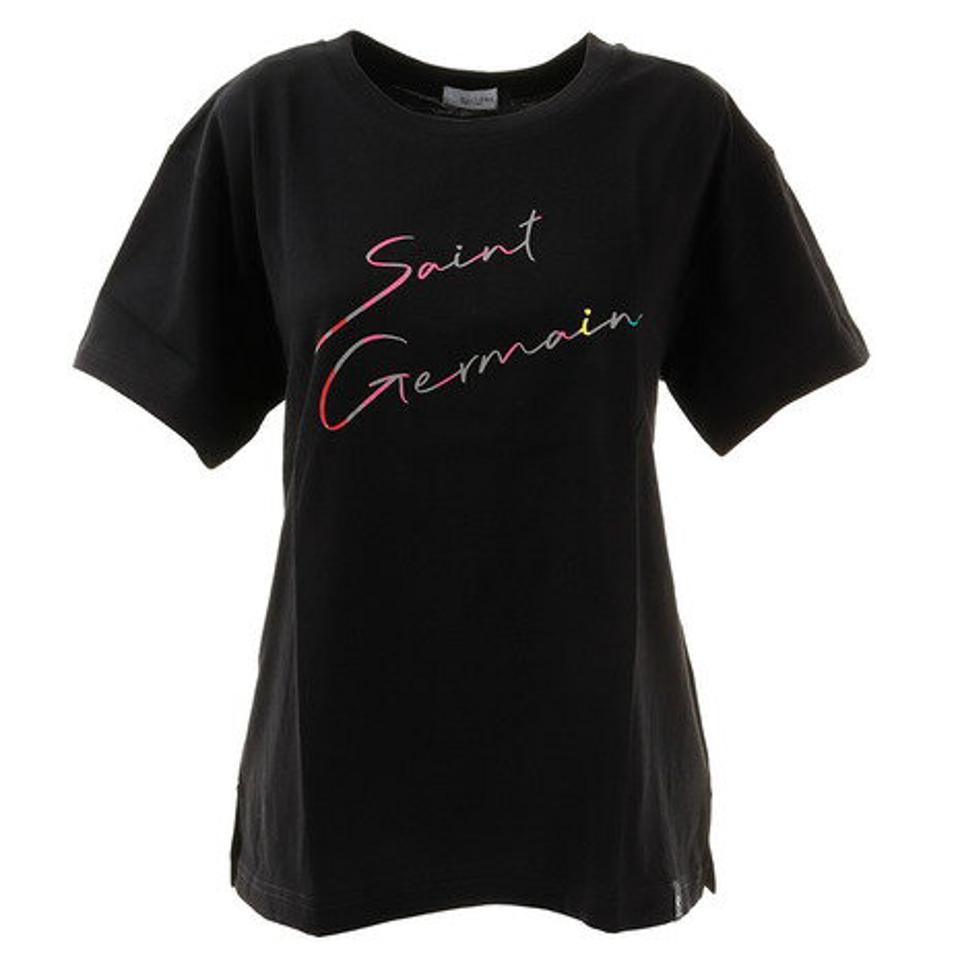 ウィッテム（HUITIEME） Tシャツ レディース 半袖 DIAGONAL PRINT HU20SCD864422BLK （レディース）