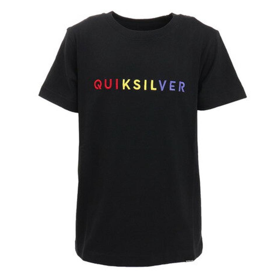 クイックシルバー（Quiksilver）（キッズ）ジュニア 半袖プリントTシャツ KST201113BLK