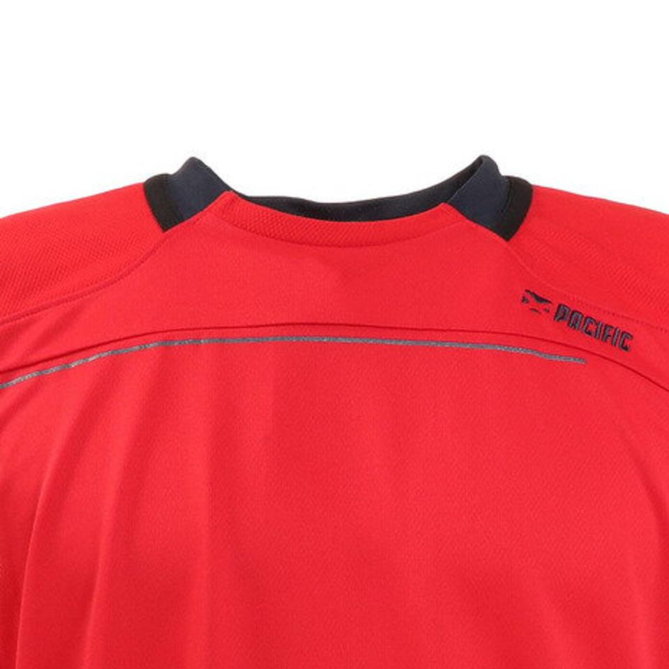 パシフィック(PACIFIC)(メンズ)バドミントンウェア スリーブレスシャツ PT20SM408 RED