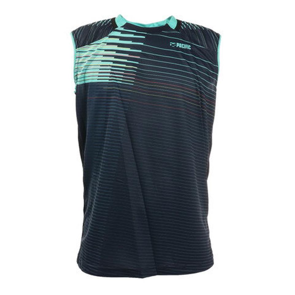 パシフィック(PACIFIC)(メンズ)バドミントンウェア スリーブレスシャツ PT20SM407 NVY