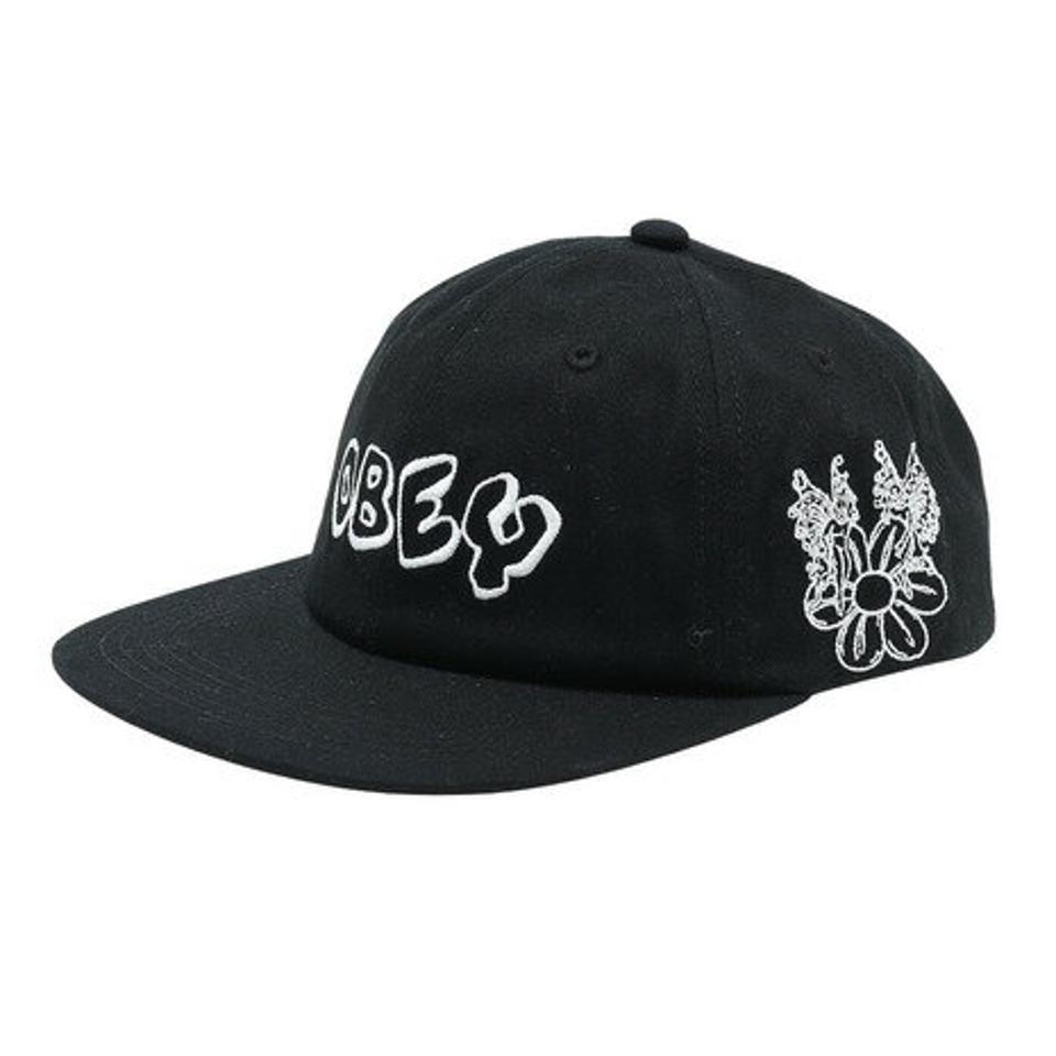 オベイ（OBEY） PLOT 6 PANEL SNAPBACK キャップ 100580313BLK22U （メンズ）
