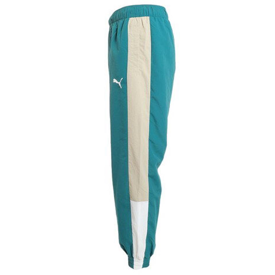 【15%OFFクーポン対象!2/8まで】プーマ(PUMA)(メンズ)GV ウーブンパンツ 672970 24 GRN