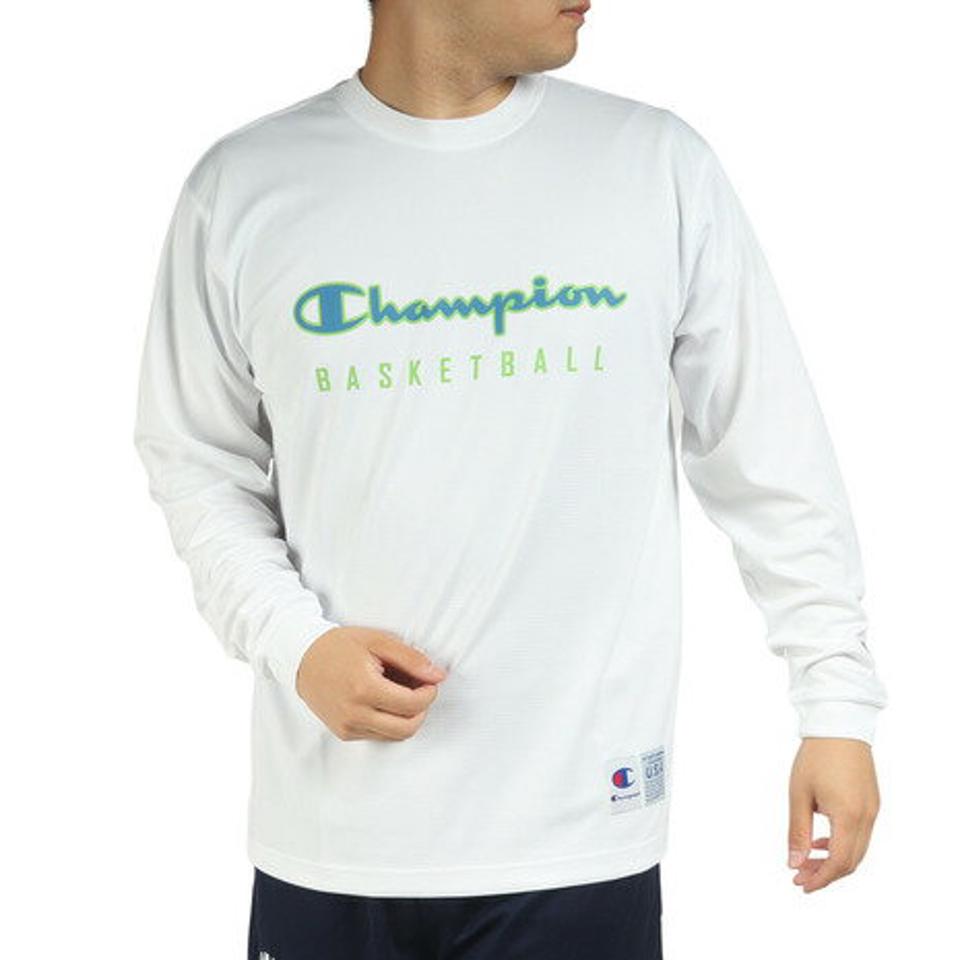 【10％OFFクーポン 2日まで】チャンピオン（CHAMPION）（メンズ）バスケットボールウェア ロンT 長袖Tシャツ C3-WB450