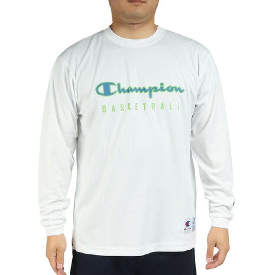 【10％OFFクーポン 2日まで】チャンピオン（CHAMPION）（メンズ）バスケットボールウェア ロンT 長袖Tシャツ C3-WB450