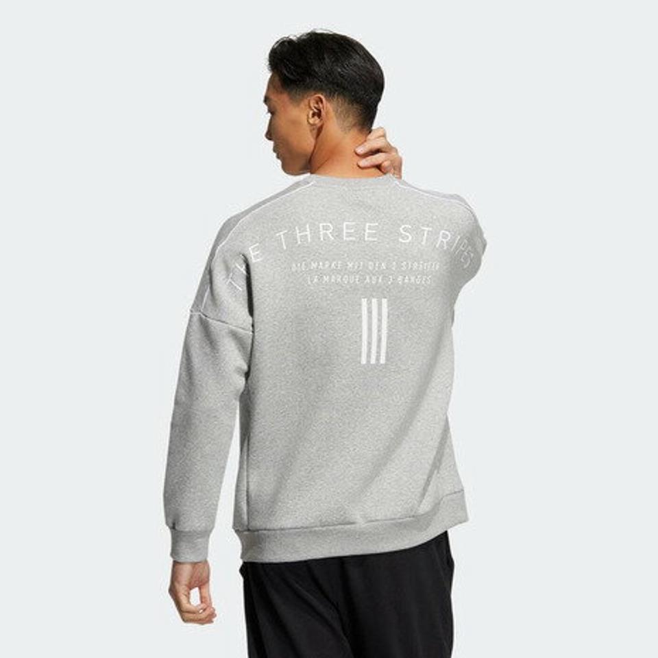 アディダス（ADIDAS）（メンズ）スウェット プルオーバー トレーナー ワーディング クルーネック スウェットシャツ E3946