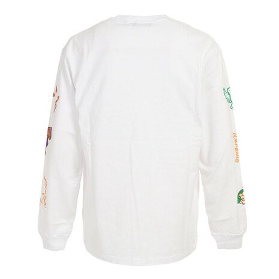 エクストララージ（XLARGE）（メンズ）RANDOM THINGS 長袖Tシャツ 101223011029-WHITE