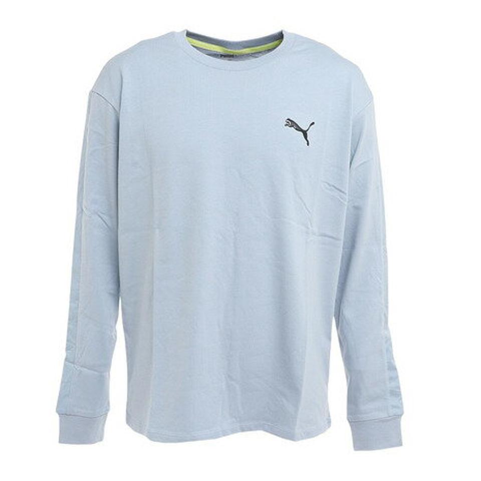 プーマ（PUMA）（メンズ）長袖Tシャツ メンズ STYLE TECH 672973 79 LBLU