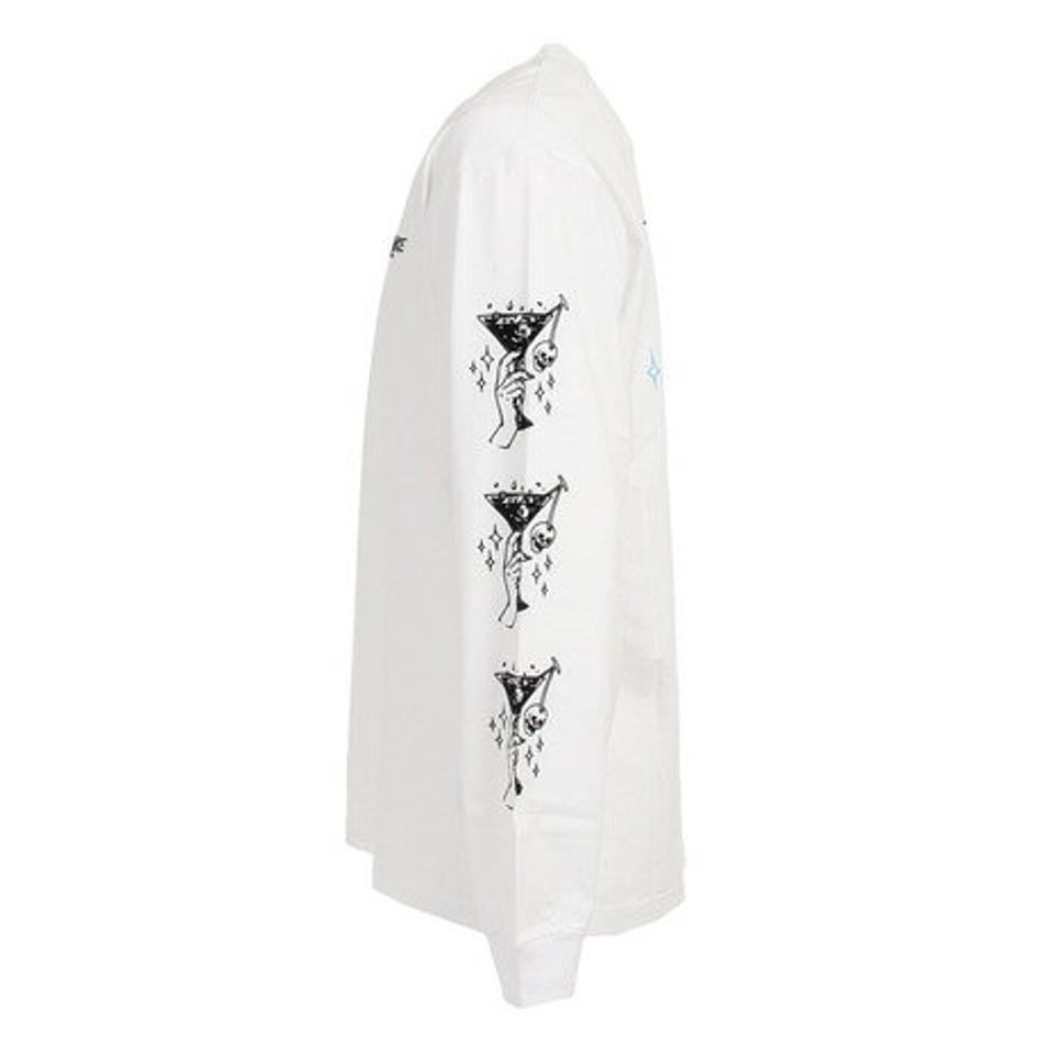 エクストララージ（XLARGE） COCKTAIL 長袖Tシャツ 101223011026-WHITE （メンズ）