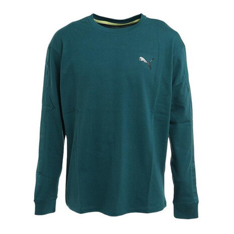 【15%OFFクーポン対象！11/2まで】プーマ（PUMA）（メンズ）長袖Tシャツ メンズ STYLE TECH 672973 24 GRN