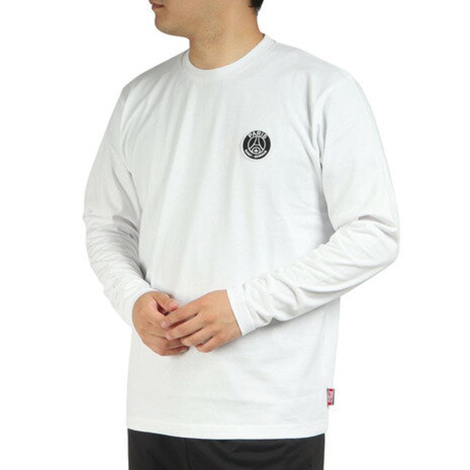 パリ サンジェルマン（Paris Saint Germain） PSG ロンT 長袖Tシャツ PS0322FW0001-WH （メンズ）