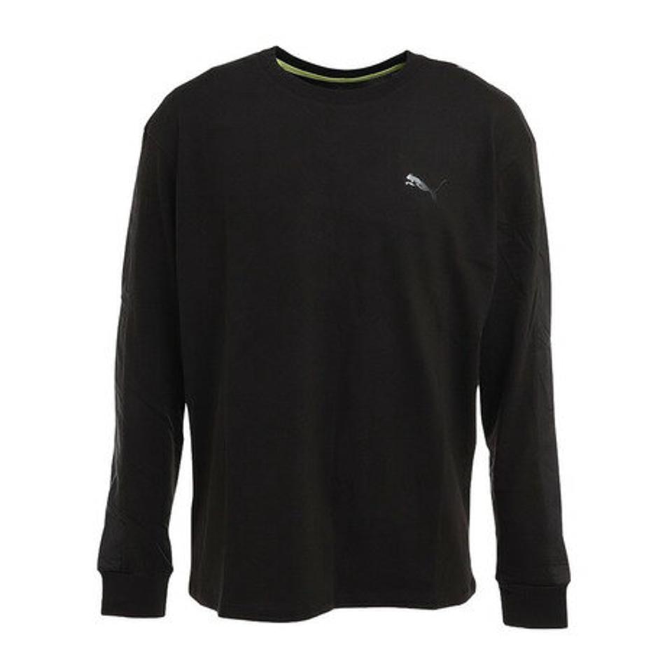 【15%OFFクーポン対象！2/8まで】プーマ（PUMA）（メンズ）長袖Tシャツ メンズ STYLE TECH 672973 01 BLK